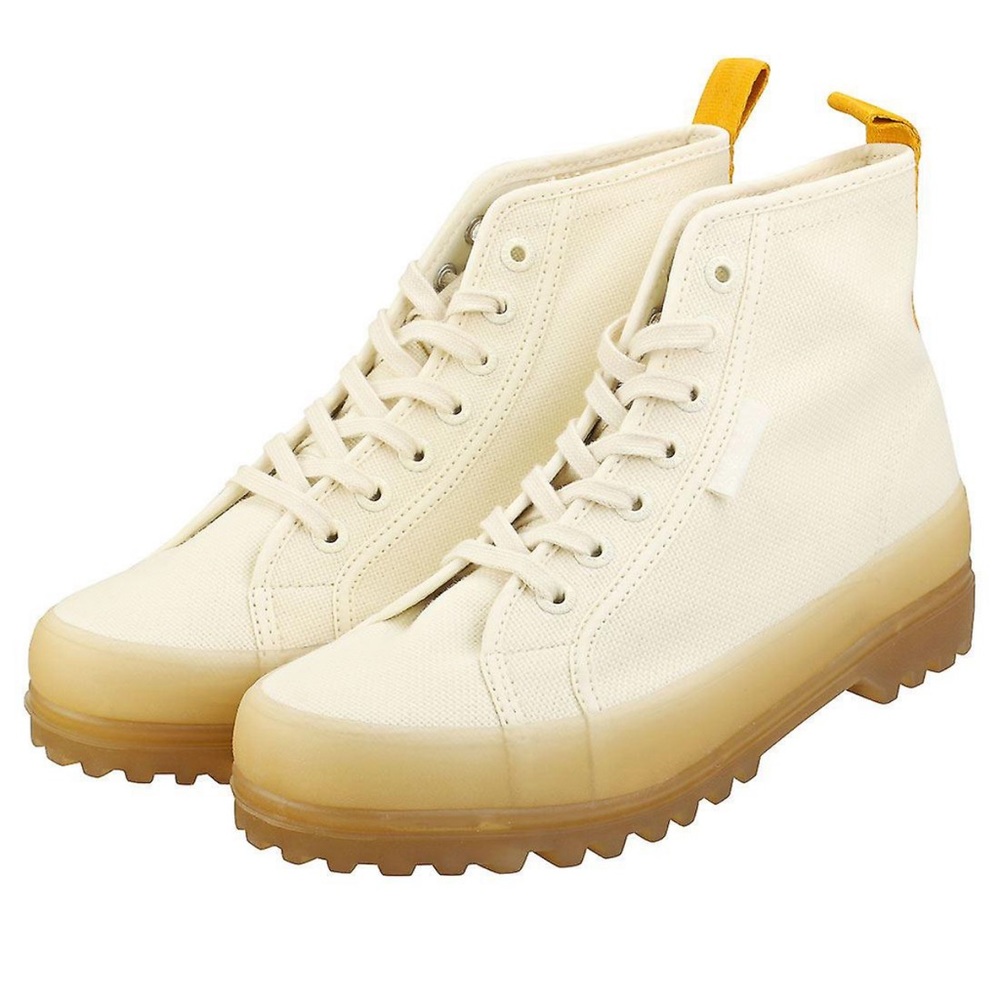 Superga Alpina Tjellygum Cotu High Tops in Beige